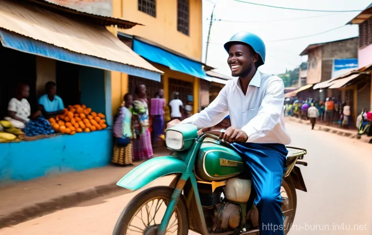 부룬디로 가는 항공편 - **Prompt 1: Modern Airport Hub Relaxation**
    A sleek, wide-angle shot of a traveler, a woman in h...