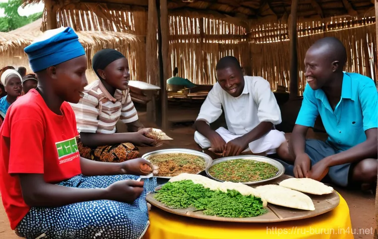 부룬디 민족성과 사회적 가치 - A heartwarming and authentic depiction of intergenerational connection within a Burundian family or ...