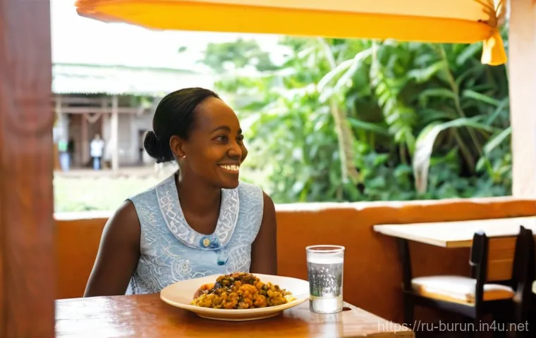 부룬디 관광 안전 주의사항 - **Prompt 2: Safe Scenic Journey through Burundian Countryside**
    A wide shot of a well-maintained...