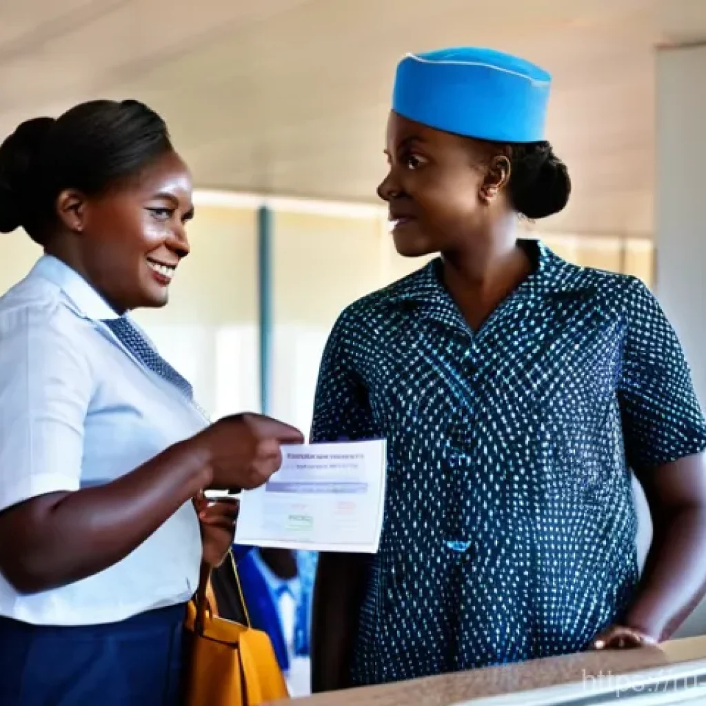 부룬디 입국 시 필수 서류 - **Prompt 1: Smooth Arrival at Bujumbura Airport**
    "A well-composed, medium shot of a prepared fe...