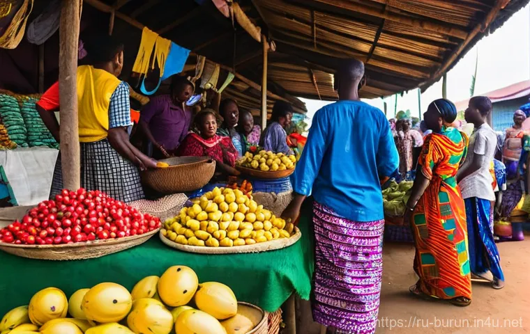 부룬디 입국 시 필수 서류 - **Prompt 1: Smooth Arrival at Bujumbura Airport**
    "A well-composed, medium shot of a prepared fe...