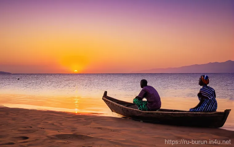 부룬디 입국 시 필수 서류 - **Prompt 2: Vibrant Market Life in Bujumbura**
    "A wide, dynamic shot capturing the bustling ener...
