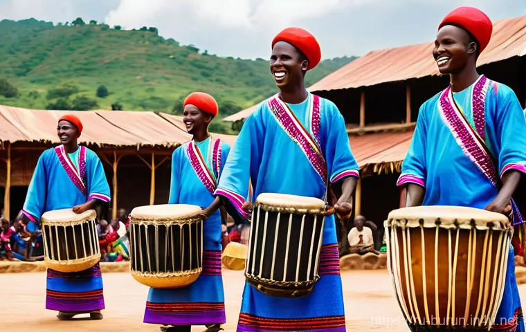 부룬디 여행 팁 - **"A breathtaking, serene sunset over Lake Tanganyika in Burundi. The sky is painted in vibrant hues...